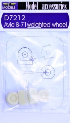 LF Model D7212 Avia B-71 weighted wheels 1/72