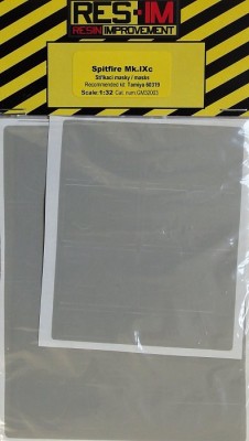 RES-IM RESIMG3203 1/32 Masks for Spitfire Mk.IXc (TAM 60319)