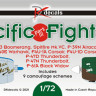Dk Decals 72098 Pacific Fighters - part III (9x camo) 1/72