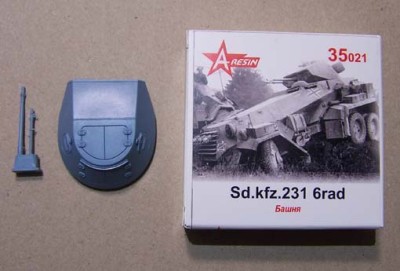 A-resin 35021 Башня нем. броневика SdKfz 231 1/35