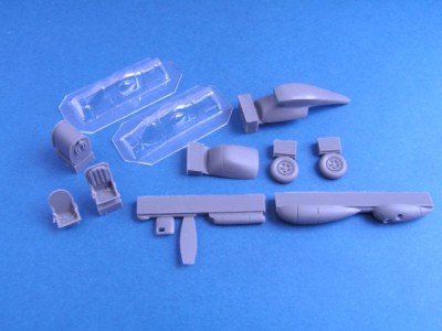 Pavla Models U72-125 Spitfire PR type C-G + vacu canopies + decal sheet for Airfix 1:72