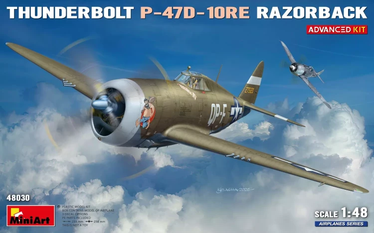 Miniart 48030 P-47D-10RE Razorback (ADVANCED KIT) 1/48
