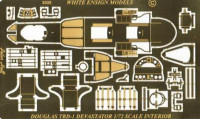 White Ensign Models PE 7218 TBD DEVASTATOR Interior Details (cockpit details etc) 1/72