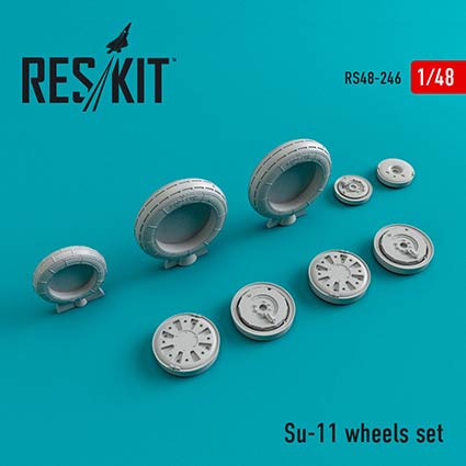 Reskit RS48-0246 Su-11 wheels (TRUMP) 1/48