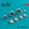 Reskit RS48-0246 Su-11 wheels (TRUMP) 1/48