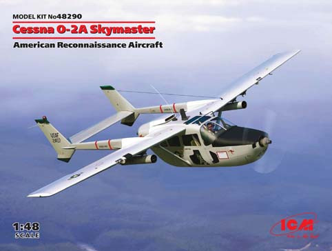 ICM 48290 Cessna O-2A Skymaster, Американский самолет-разведчик 1/48