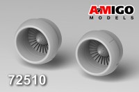 Amigo Models AМG 72510 Воздухозаборник и КНД двигателя TF34-GE-100 самолета А-10А/ С 1/72