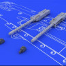 Eduard 648077 1/48 Набор дополнений Browning M-2 guns (2pcs)