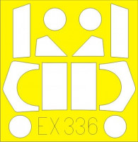 Eduard EX336 1/48 Маска для UC-43/C-17