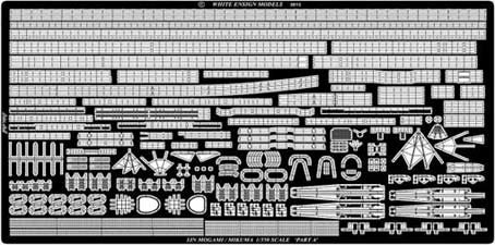 White Ensign Models PE 35121 IJN MOGAMI-CLASS CRUISERS (for the Tamiya kits) 1/350