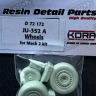 Kora Model AD72172 Wheels for Ju-352A (Mach 2) 1/72