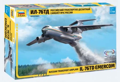 Звезда 7029 Ил-76 ТД МЧС России 1/144