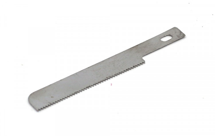 Jas 4822 Набор лезвий (пилка по пластику, длина 45 мм, ширина хвостовика 6 мм) к ножу с цанговым зажимом, 5 шт.