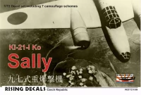 Rising Decals 72109 Decal Ki-21-Ia 'Sally' (7x camo) 1/72