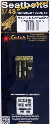 HGW 148572 Seatbelts Me 262A Schwalbe Standard (laser) 1/48