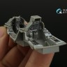 Quinta Studio QDS-48408 F-16D block 50 (Kinetic 2022 tool) (Малая версия) 3D Декаль интерьера кабины 1/48