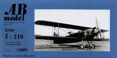 AB MODEL ABMOD72003 1/72 Letov S-216
