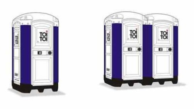 Planet Models MV72109 Portable toilet TOI TOI (resin kit, 2 pcs.) 1/72