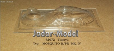 Rob Taurus 72072 Mosquito B/PR Mk.IV Canopy 1/72