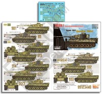 Echelon FD AXT721037 3. SS-Schw.Pz.Rgt. Pz.Kpfw.VI Tiger Is Kursk 1943 - Operation Citadel 1/72