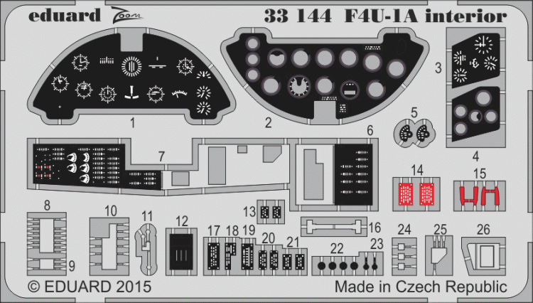 Eduard 33144 F4U-1A interior S.A. 1/32 1/32