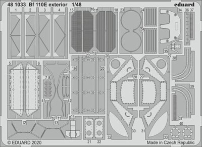 Eduard 481033 SET Bf 110E exterior (DRAG)