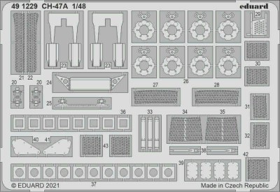 Eduard 491229 SET CH-47A (HOBBYB) 1/48