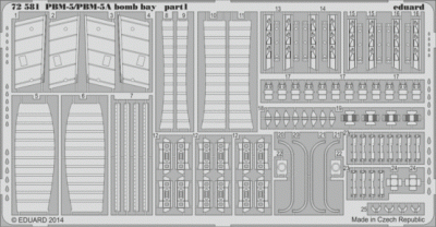 Eduard 72581 PBM-5/PBM-5A bomb bay 1/72