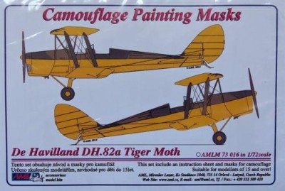 AML AMLM73016 Маска камуфляж DH.82a Tiger Moth 1/72