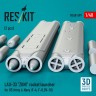 Reskit 48599 LAU-33 ZUNI rocket launcher US Army&Navy (2x) 1/48