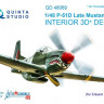 Quinta studio QD48069 P-51D (поздний) (для модели Eduard) 3D декаль интерьера кабины 1/48