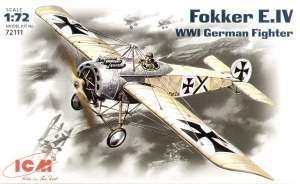 ICM 72111 Фokkeр E-IV, германский истребитель І Мировой войны 1/72
