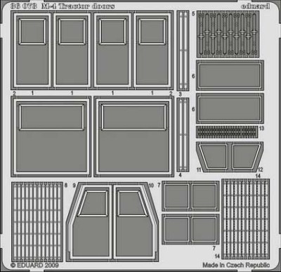 Eduard 36073 M-4 Tractor doors HBS