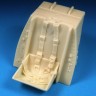 Barracuda Studios BCR32224 Messerschmitt Bf-109G-2 Thru Bf-109G-10 Seat with Belts 1/32