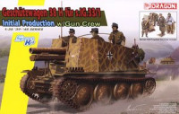 Dragon 6857 Geschutzwagen 38 H fur s.IG.33/1 w/Gun Crew 1/35