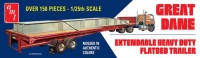 AMT 1111 Great Dane Extendable Flat Bed Trailer 1/25
