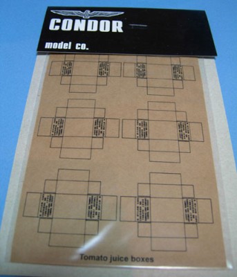 Condor А-009	Картонные коробки с томатным соком, 6 шт