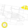 Eduard EX1081 Mask F4U-2 TFace (H.B) 1/48