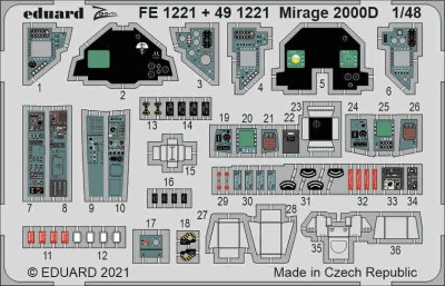 Eduard BIG49310 Mirage 2000D (KIN) 1/48