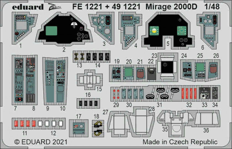 Eduard BIG49310 Mirage 2000D (KIN) 1/48