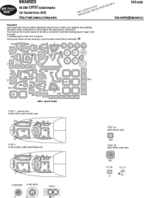 New Ware NWA-M1020 Mask Mi-35M EXPERT (ZVE 4813) 1/48