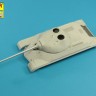 Aber 35 L-236 Armament for Soviet T-10 Heavy Tank 1x122 mm D-25TA, 1x12,7 cm Coaxial DShK 9designed to be used with Trumpeter kits)[T-10M/MK T-10A] 1/35