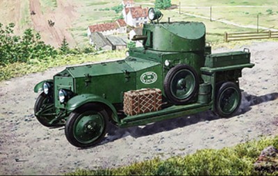 Roden 72731 WWII British Armoured Car (Pattern 1920 Mk.I) 1/72