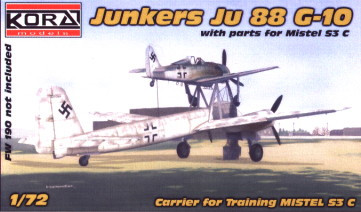 Kora Model 7218 Ju-88G10/Mistel S3C/ 1/72