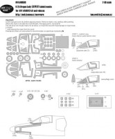 New Ware NWA-M0588 1/48 Mask U-2A Dragon Lady EXPERT (AFV AR48112)