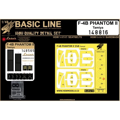 HGW 148816 F-4B Phantom II (TAM) BASIC LINE 1/48