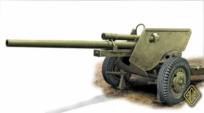 Ace Model 72531 Американская 3-х дюймовая ПТП на лафете M6 (поздний вариант) 1/72