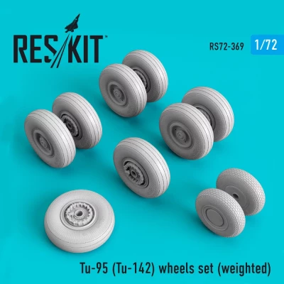 Reskit 72369 Tu-95 (Tu-142) wheels set (weighted) 1/72