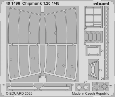 Eduard 491496 SET Chipmunk T.20 (AIRF) 1/48
