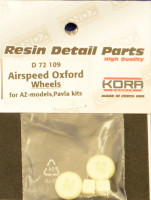 Kora Model D72109 Wheels for Airspeed Oxford (AZ MODEL/PAVLA) 1/72